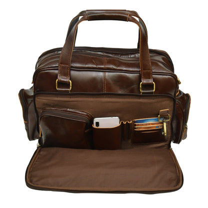 Leather Laptop Briefcase
