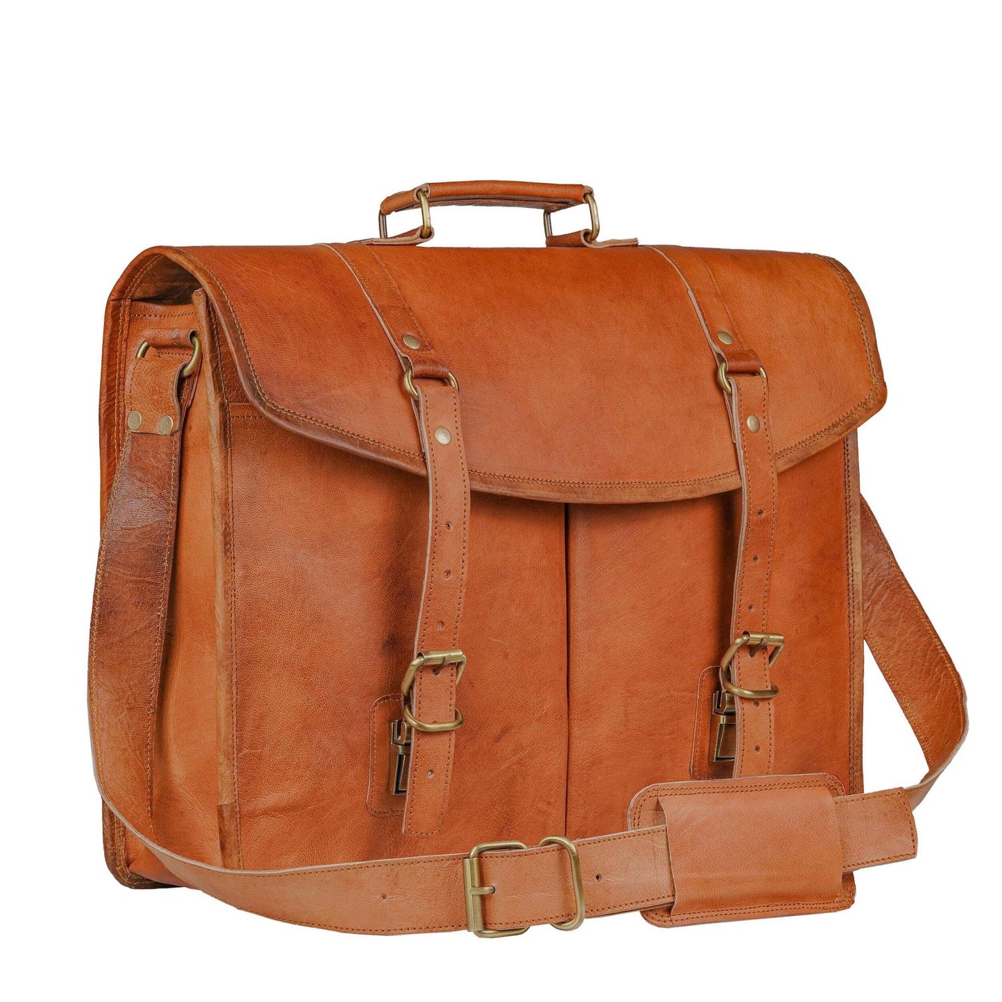 buy stylish  leather briefcase laptop  bag