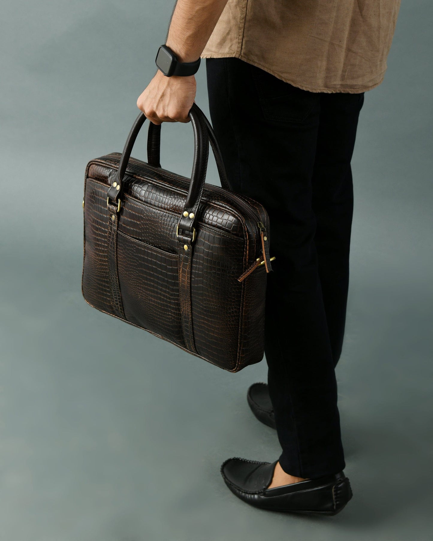 The Briefcase Croco Design 9999