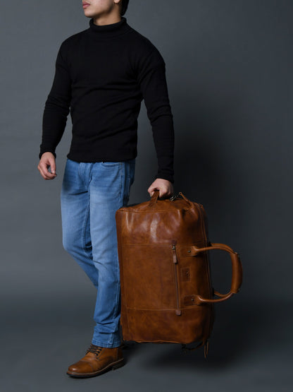 Harbor Leather Trolly Carry-On