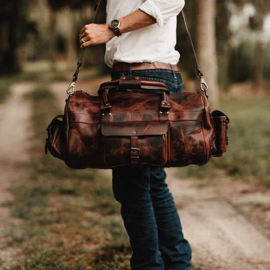 Leather Duffle Bag