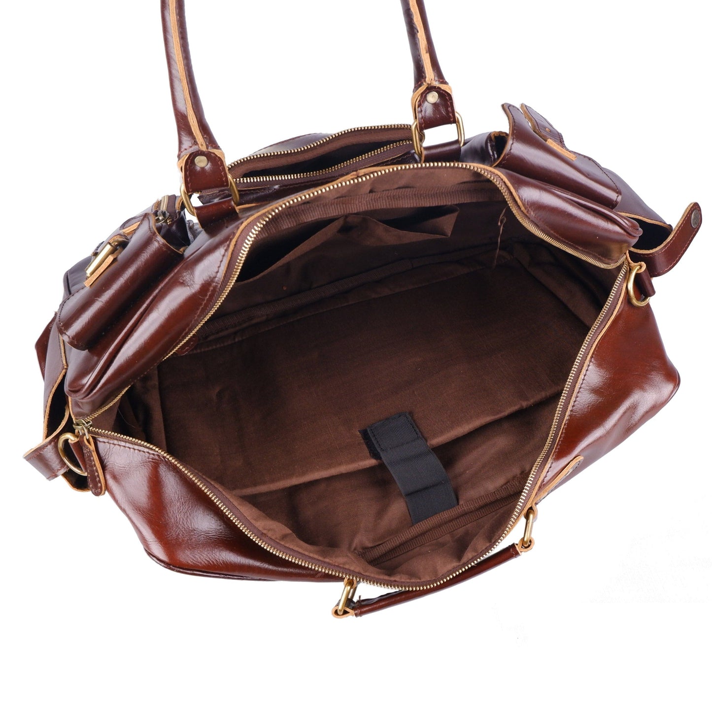 brown leather laptop briefcase bag online in USA