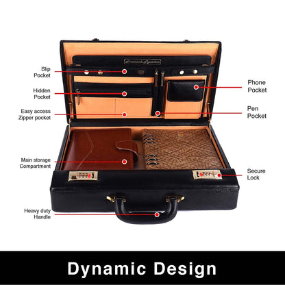 Black Office Suitcase Briefcase