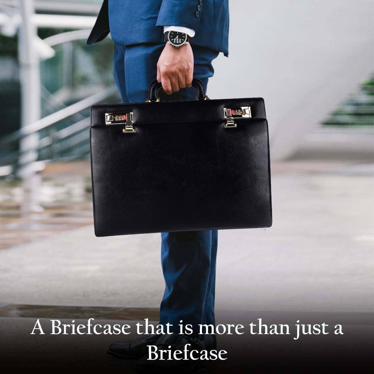 Black Office Suitcase Briefcase