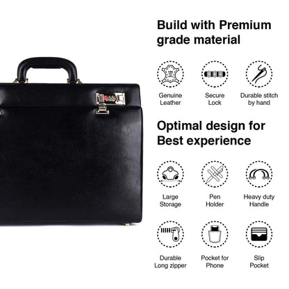 Black Office Suitcase Briefcase