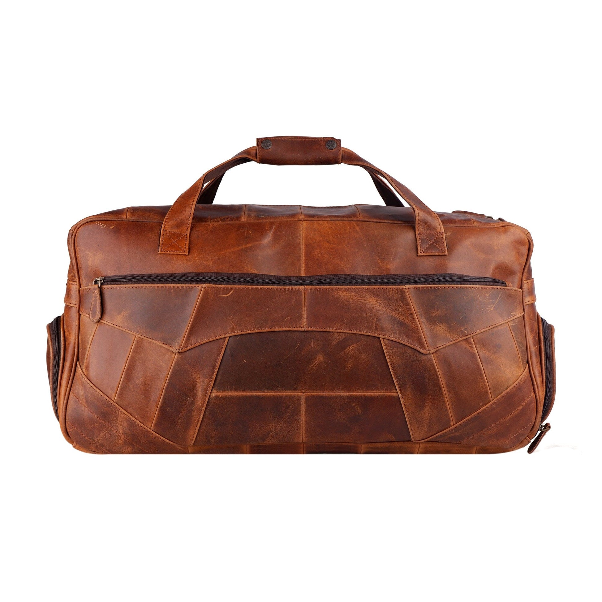 men leather duffle bag