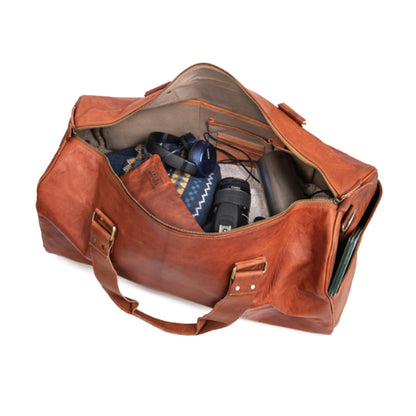 leather duffle bag for men