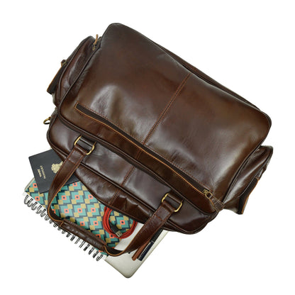Leather Laptop Briefcase