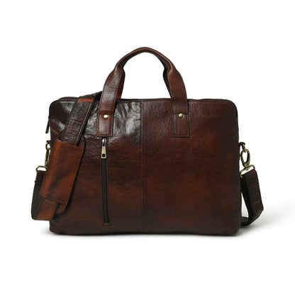 Sleek Italian Brown Laptop Bag 9999
