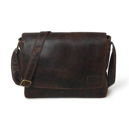 Leather Messenger Bag