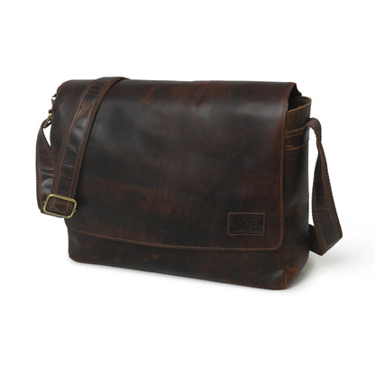 Leather Messenger Bag