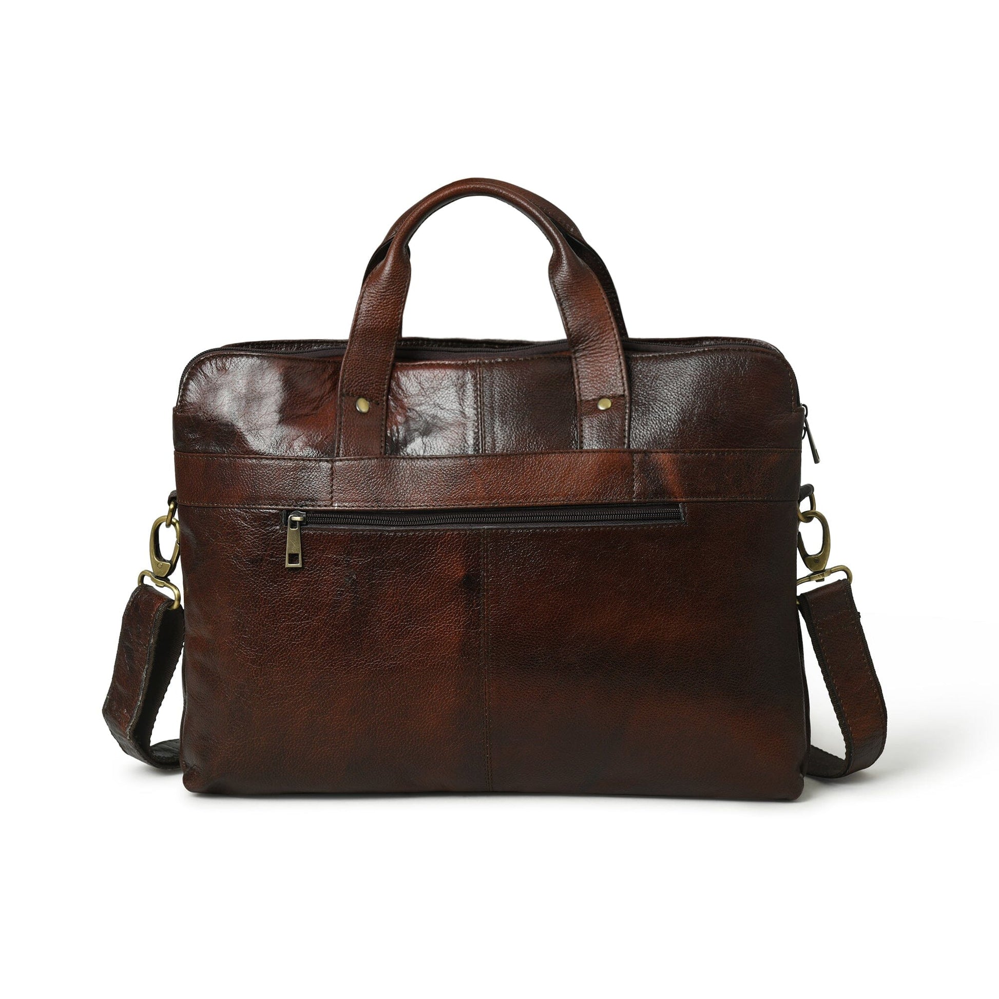 Sleek Italian Brown Laptop Bag 9999