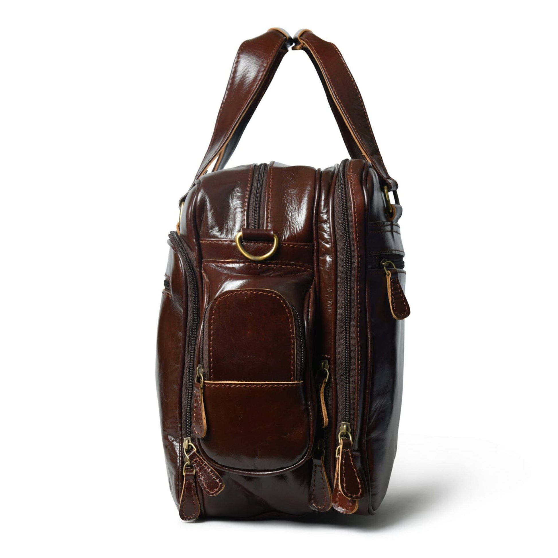 Leather Laptop Briefcase