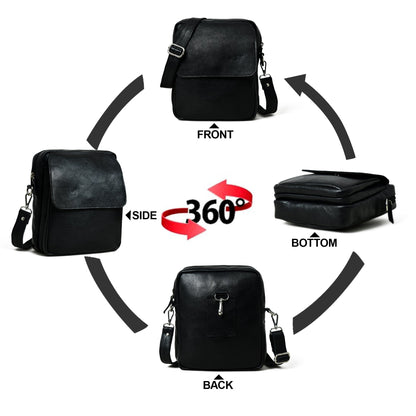 Enzo Black Side Messenger