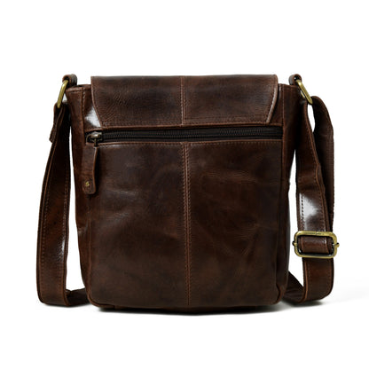 Brown Leather Crossbody Bag