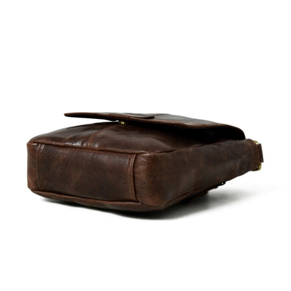 Brown Leather Crossbody Bag