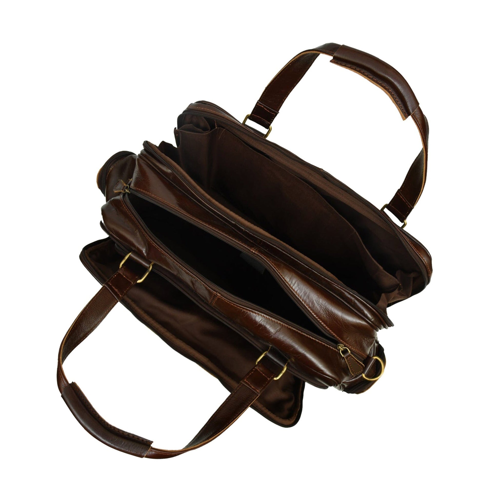 Leather Laptop Briefcase