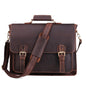 real leather laptop briefcase bag