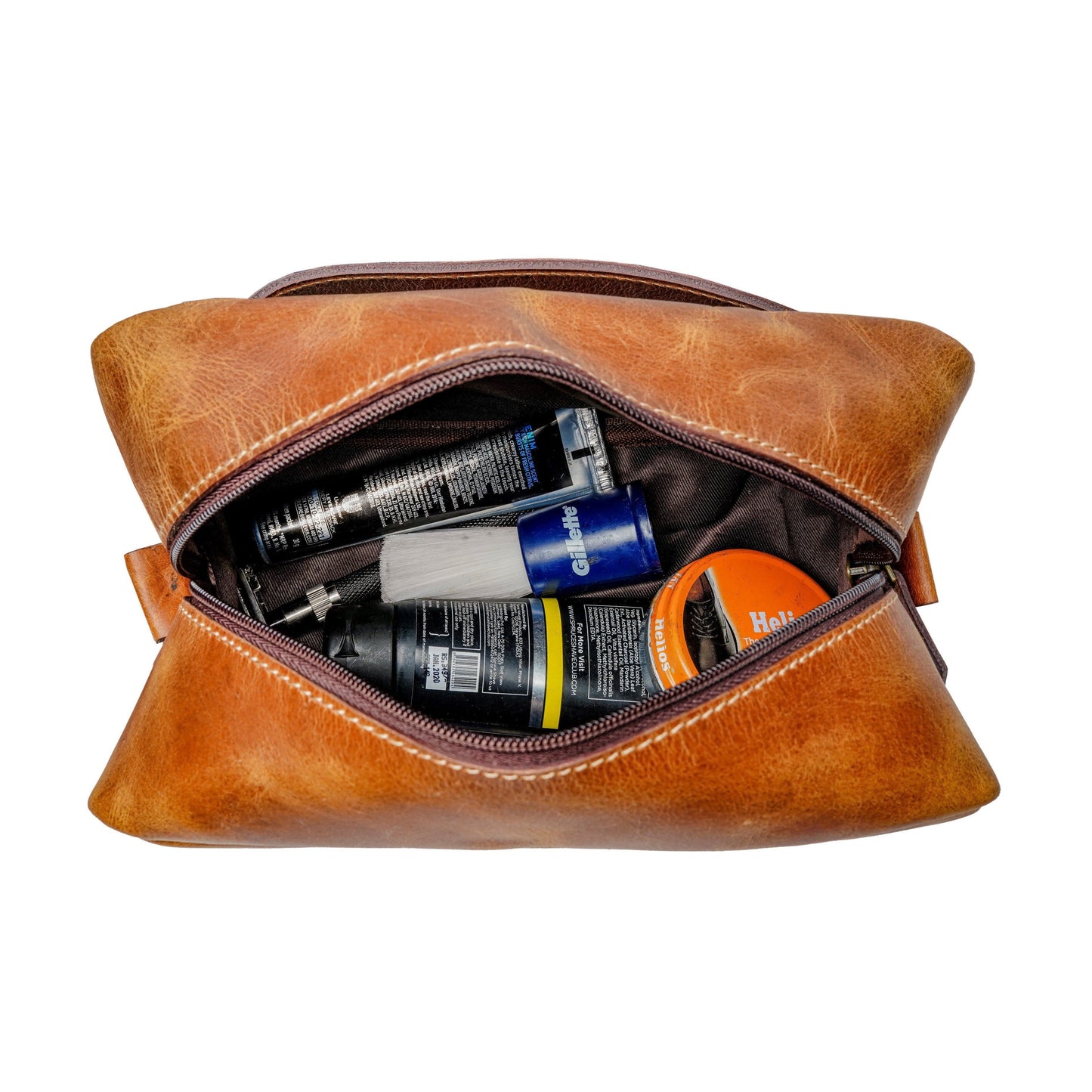 Buy Leather Toiletry Bag for Men and Women from Classy Leather Bags