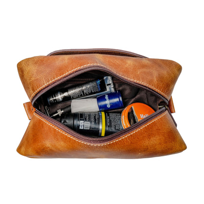 Buy Leather Toiletry Bag for Men and Women from Classy Leather Bags