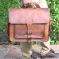 Vintage Large Leather Messenger Bag Classy Leather Bags 