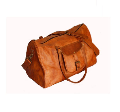 Vintage Leather Travel Weekend Bag Classy Leather Bags 