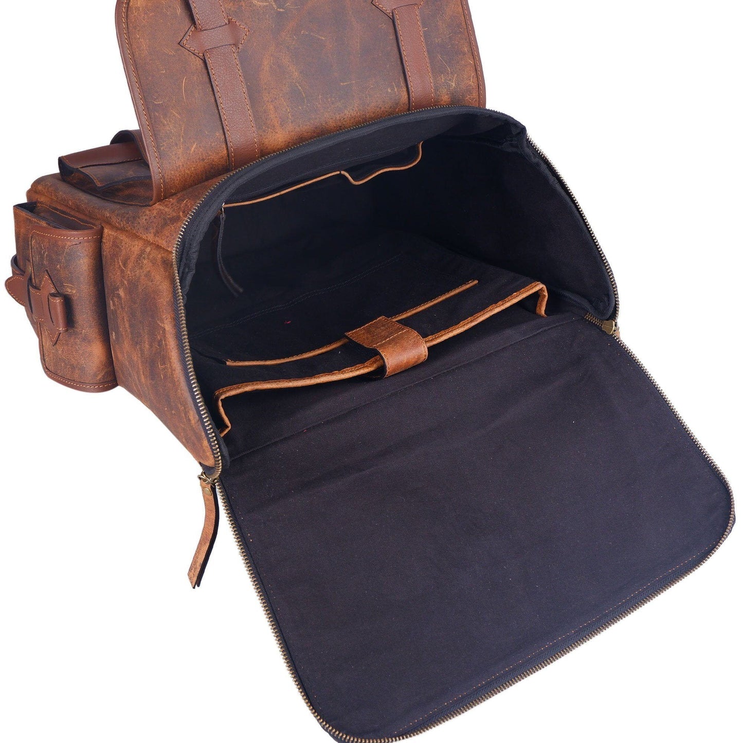 Shop Men's Brown Leather Backpack from Classy Leather Bags