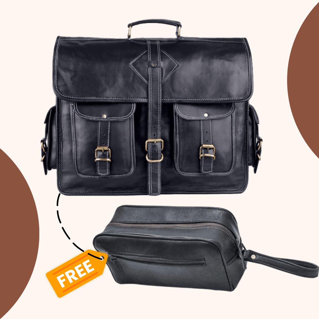 The Retro Black + FREE Toiletry Bag