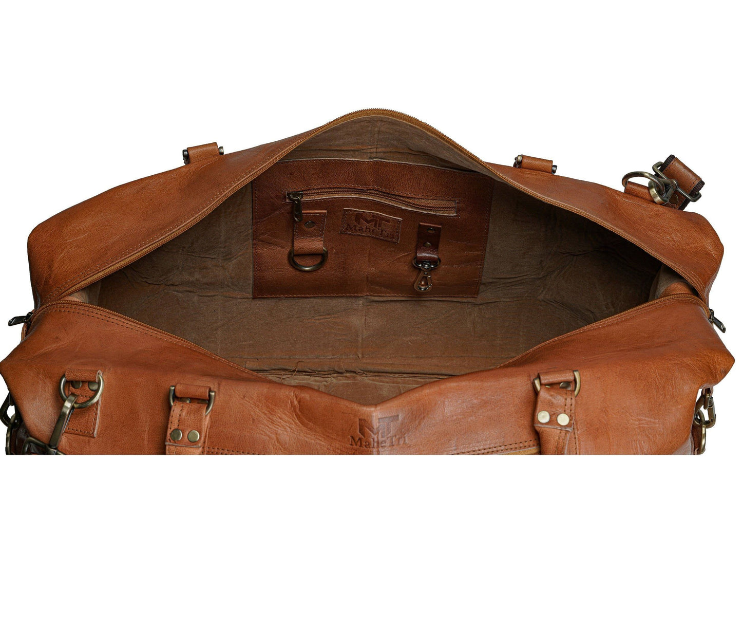 Chicago Leather Weekender Travel Bag