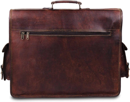 designer leather laptop messenger bag