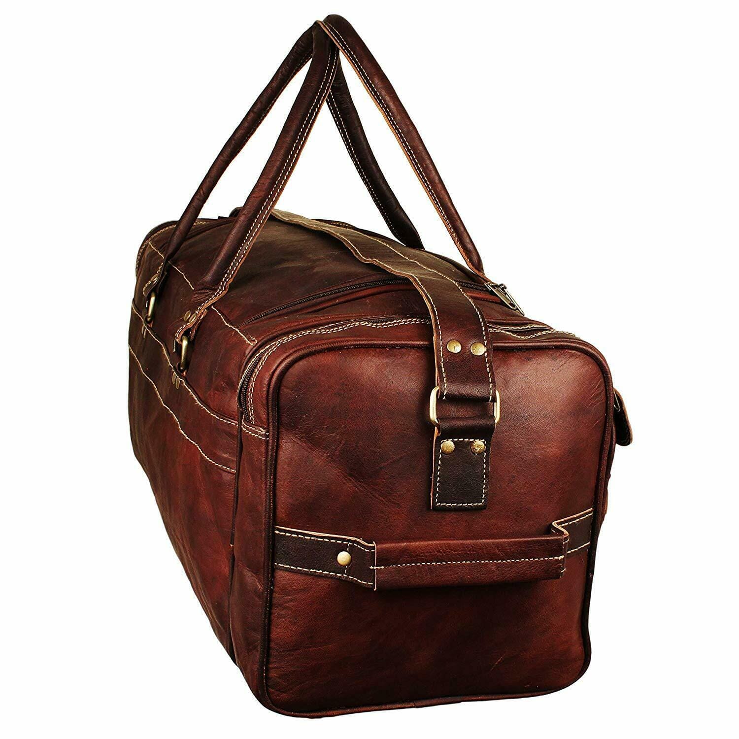 leather duffle bag