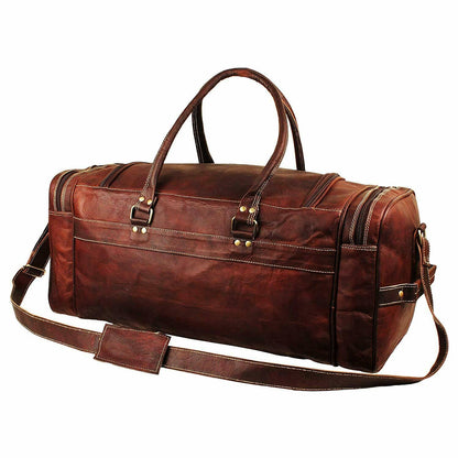 leather duffle bag