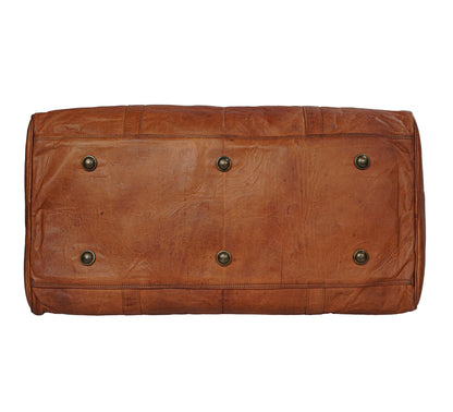 men's leather duffle bag