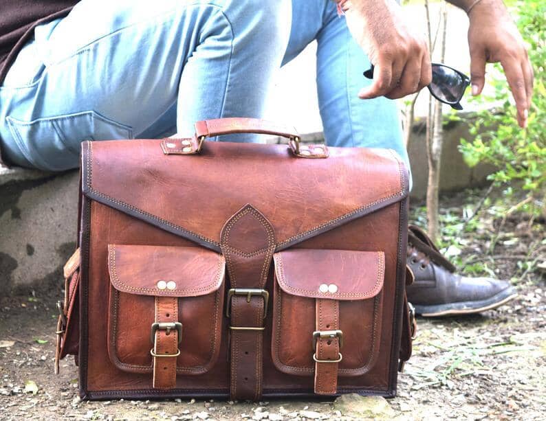 Leather Laptop Messenger Bag Classy Leather Bags 