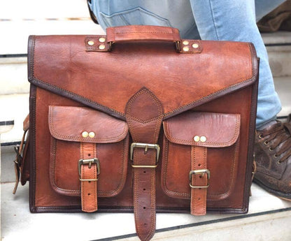 Leather Laptop Messenger Bag Classy Leather Bags 