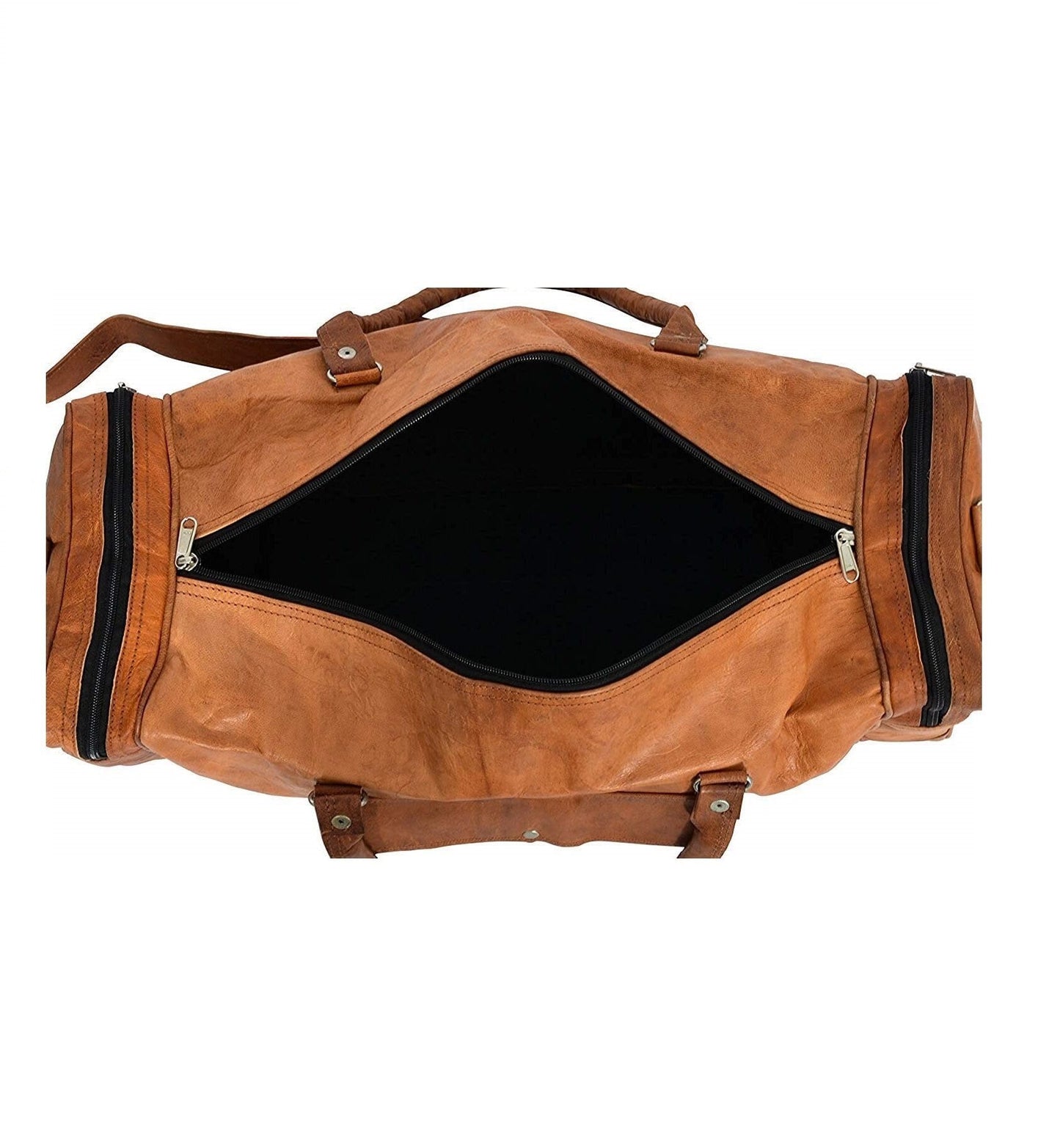 leather duffle 