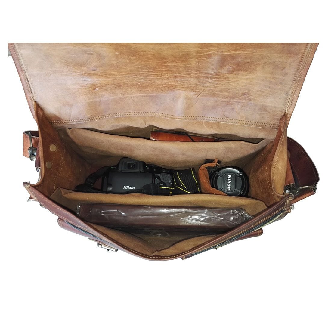 Shop Leather SLR Camera Bags Online from Classy Leather Bags